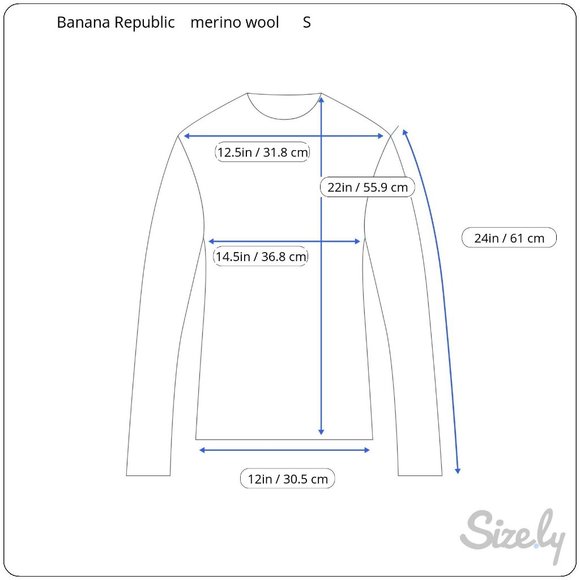 Banana Republic Extra Fine Italian Merino Wool Thin Knit Sweater Women's sz S - Picture 6 of 6